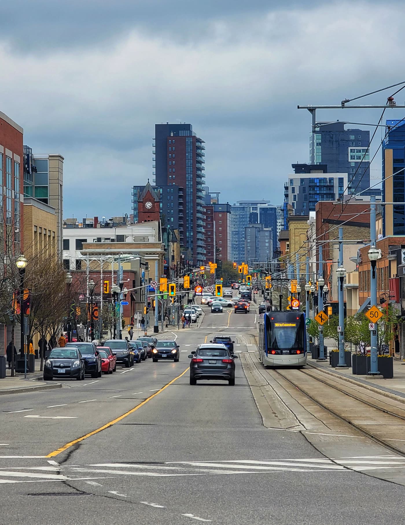 Uptown Waterloo street scene